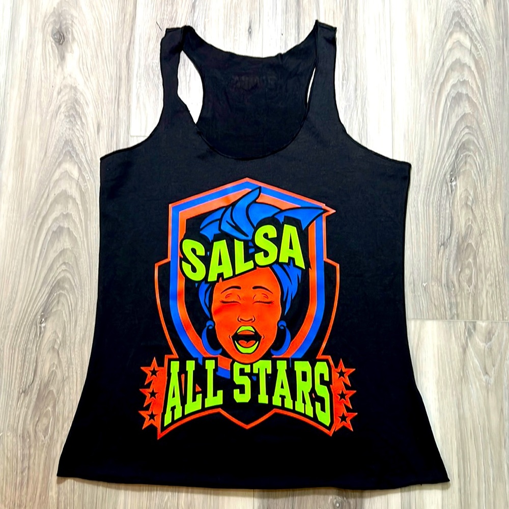 Zumba tank top "salsa all Stars" Small